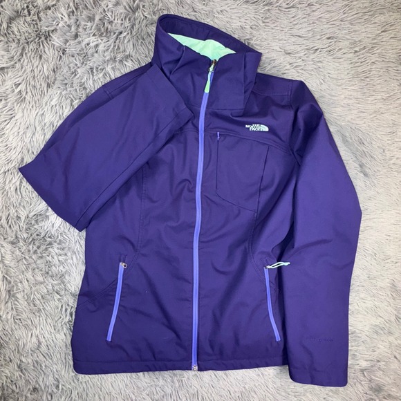 The North Face Apex Elevation Purple Jacket Womens Large Winter Coat Snow Rain - Picture 3 of 16